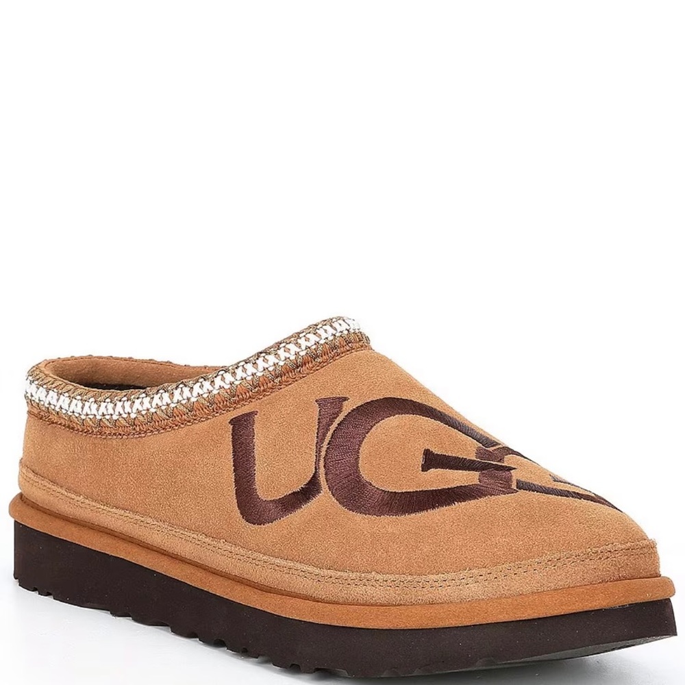 Mens Ugg Tasman Logo Slippers, size 12 LIKE NEW